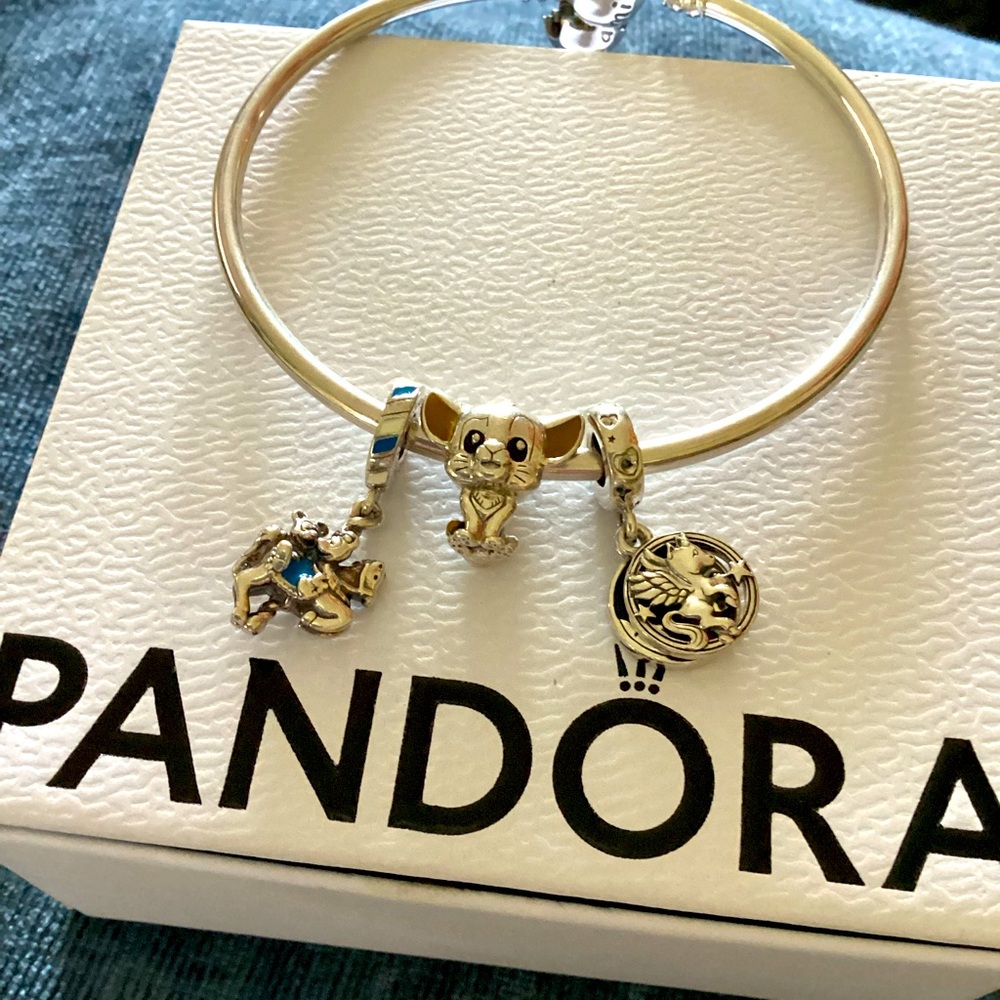Three Pandora charms